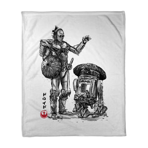 Samurai Droids Sumi-e