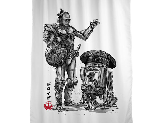 Samurai Droids Sumi-e