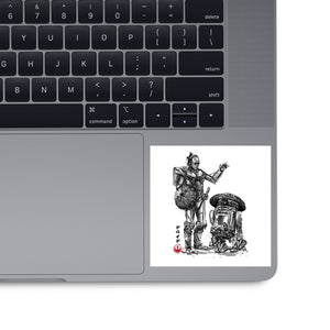 Samurai Droids Sumi-e