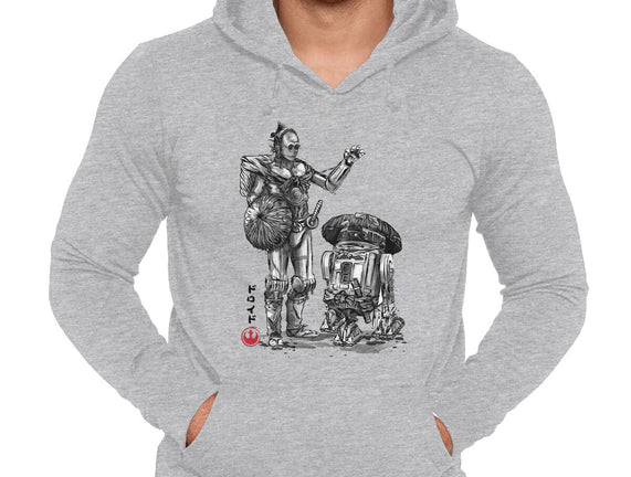 Samurai Droids Sumi-e