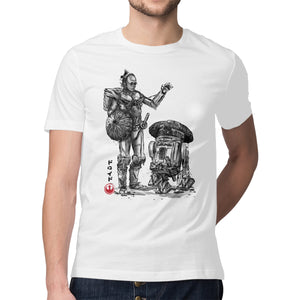 Samurai Droids Sumi-e