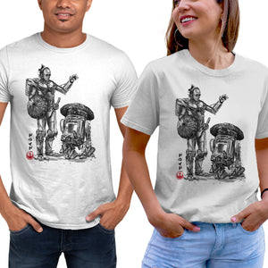 Samurai Droids Sumi-e