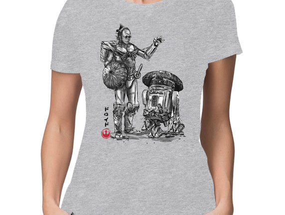 Samurai Droids Sumi-e