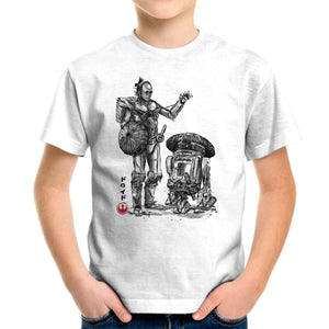 Samurai Droids Sumi-e
