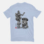 Samurai Droids Sumi-e-Womens-Basic-Tee-DrMonekers