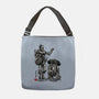 Samurai Droids Sumi-e-None-Adjustable Tote-Bag-DrMonekers