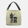 Samurai Droids Sumi-e-None-Adjustable Tote-Bag-DrMonekers