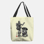 Samurai Droids Sumi-e-None-Basic Tote-Bag-DrMonekers