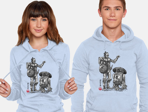 Samurai Droids Sumi-e