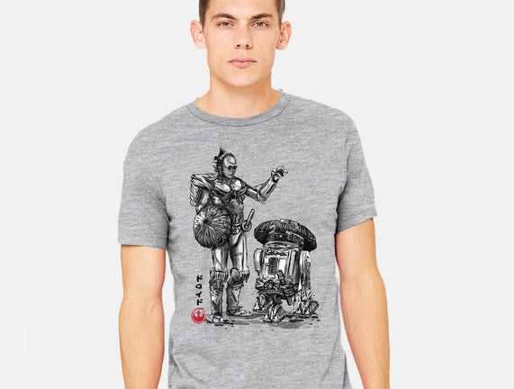 Samurai Droids Sumi-e