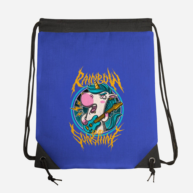 Rainbow And Sunshine-None-Drawstring-Bag-Studio Mootant