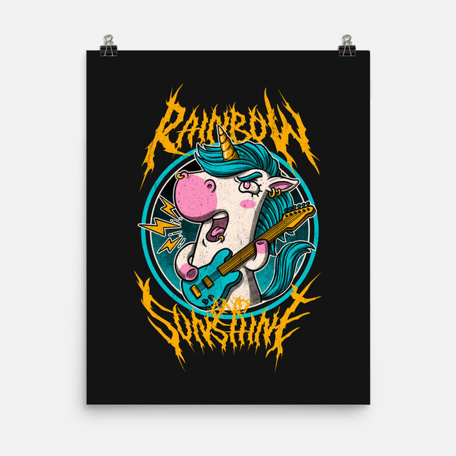 Rainbow And Sunshine-None-Matte-Poster-Studio Mootant