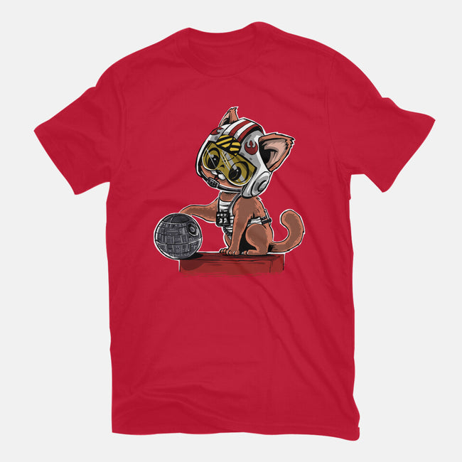 Destroying The Death Star-Womens-Fitted-Tee-zascanauta