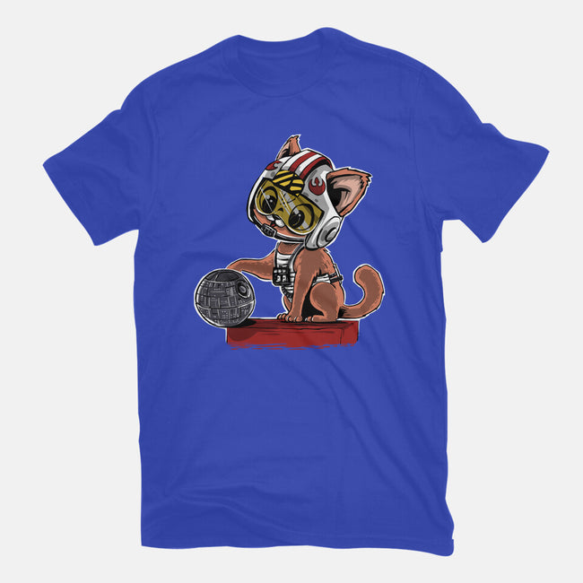 Destroying The Death Star-Womens-Fitted-Tee-zascanauta