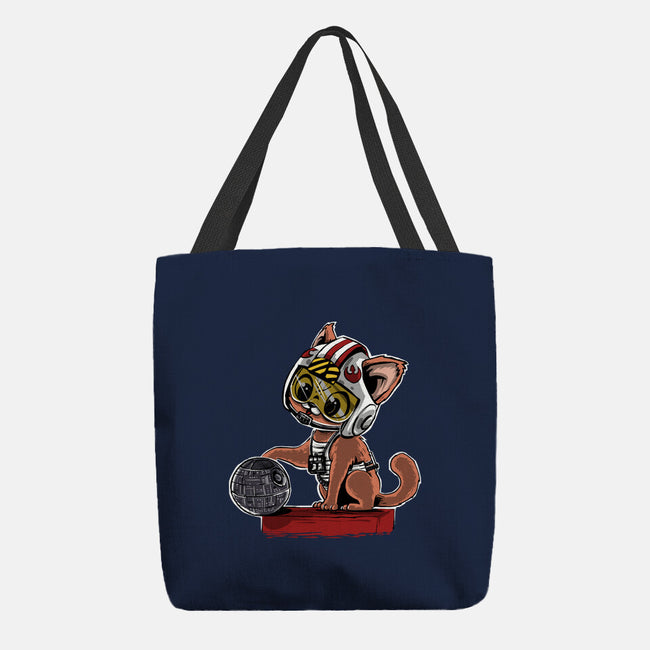 Destroying The Death Star-None-Basic Tote-Bag-zascanauta