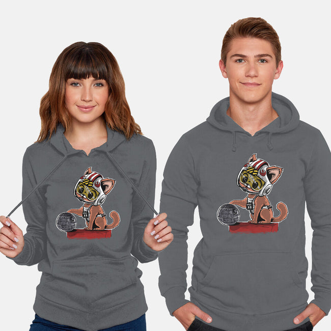 Destroying The Death Star-Unisex-Pullover-Sweatshirt-zascanauta