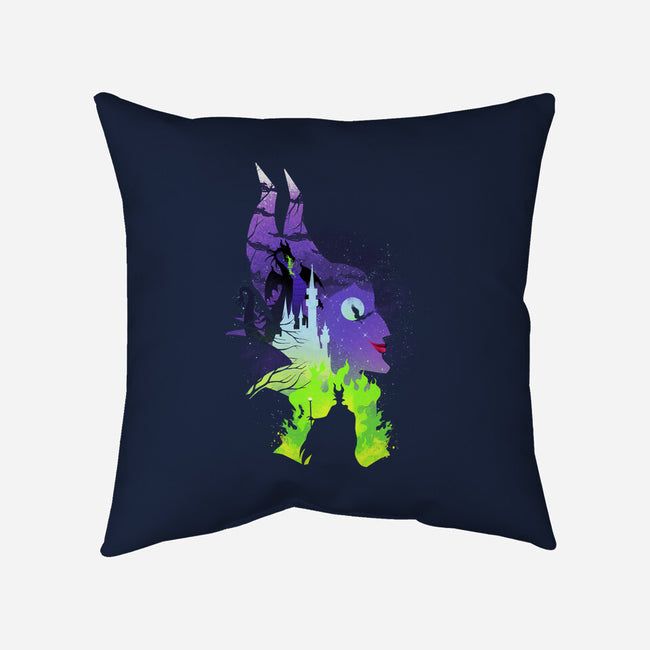 The Witch Landscape-None-Removable Cover-Throw Pillow-dandingeroz