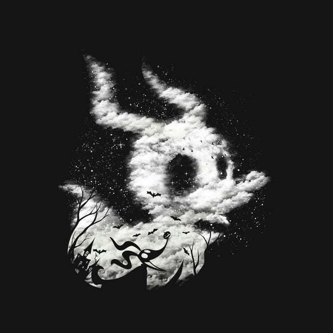 Zero Ghost Landscape-Womens-V-Neck-Tee-dandingeroz