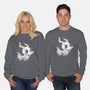 Zero Ghost Landscape-Unisex-Crew Neck-Sweatshirt-dandingeroz