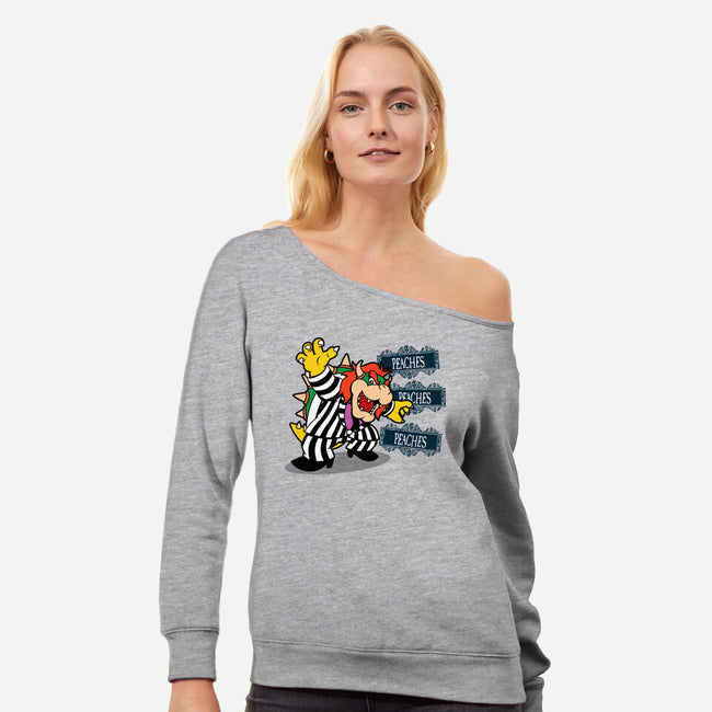 Bowserjuice-Womens-Off Shoulder-Sweatshirt-Boggs Nicolas