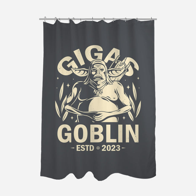 Gigas-None-Polyester-Shower Curtain-Alundrart