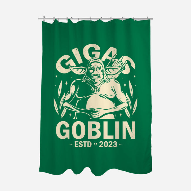Gigas-None-Polyester-Shower Curtain-Alundrart