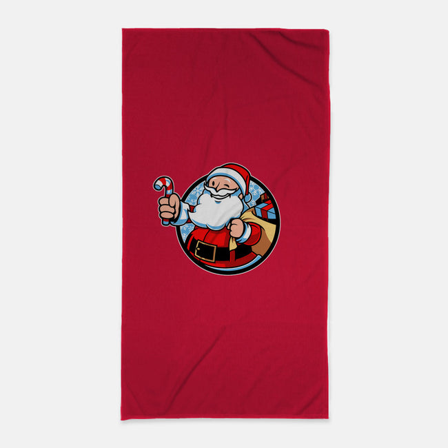 Xmas Boy-none beach towel-javiclodo