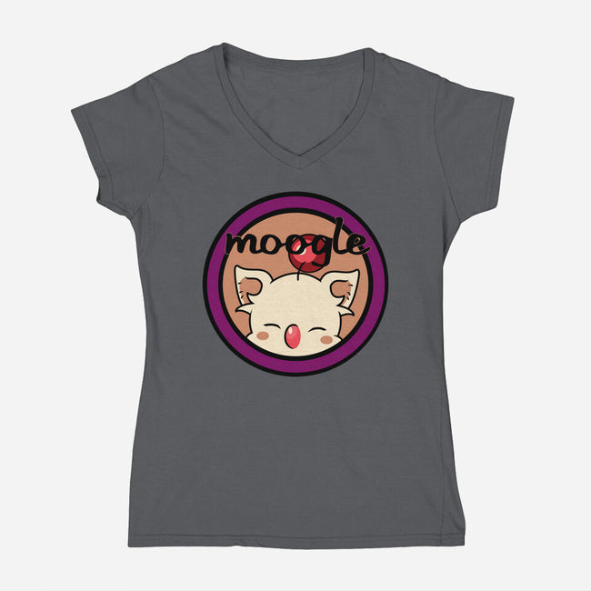 Moogle-Womens-V-Neck-Tee-Nerding Out Studio