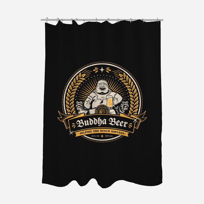 Buddha Beer-None-Polyester-Shower Curtain-Gamma-Ray