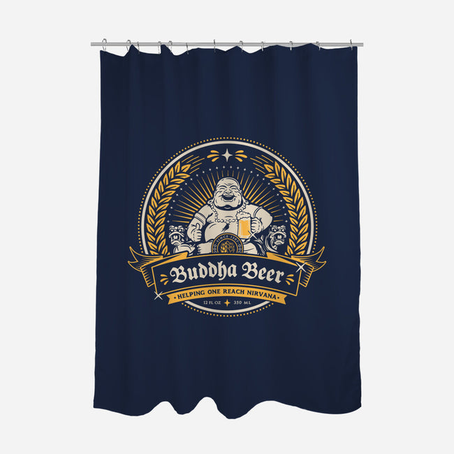 Buddha Beer-None-Polyester-Shower Curtain-Gamma-Ray