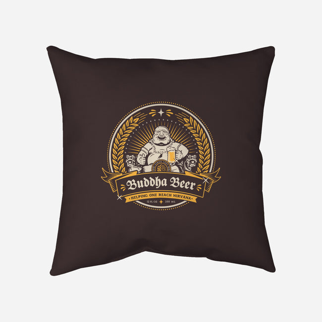 Buddha Beer-None-Removable Cover w Insert-Throw Pillow-Gamma-Ray