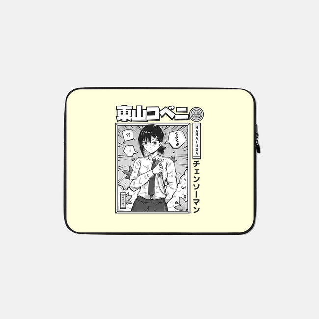 Kobeni Manga-None-Zippered-Laptop Sleeve-Bear Noise