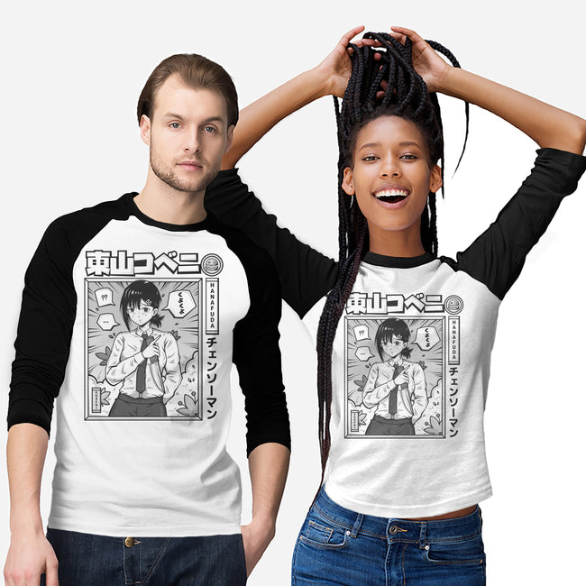 Kobeni Manga-Unisex-Baseball-Tee-Bear Noise