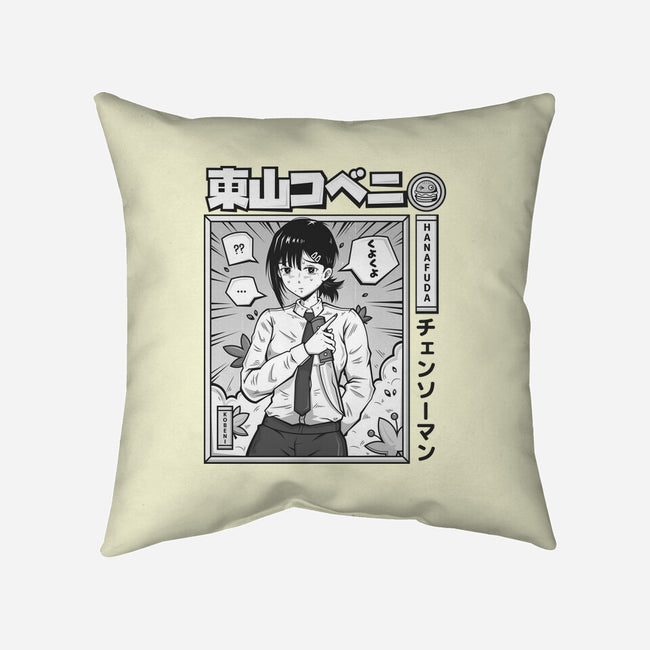Kobeni Manga-None-Removable Cover w Insert-Throw Pillow-Bear Noise