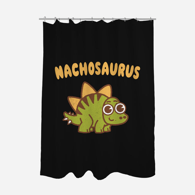 Nachosaurus-None-Polyester-Shower Curtain-Weird & Punderful