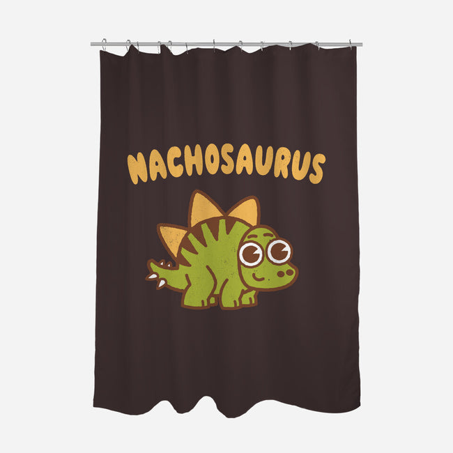 Nachosaurus-None-Polyester-Shower Curtain-Weird & Punderful