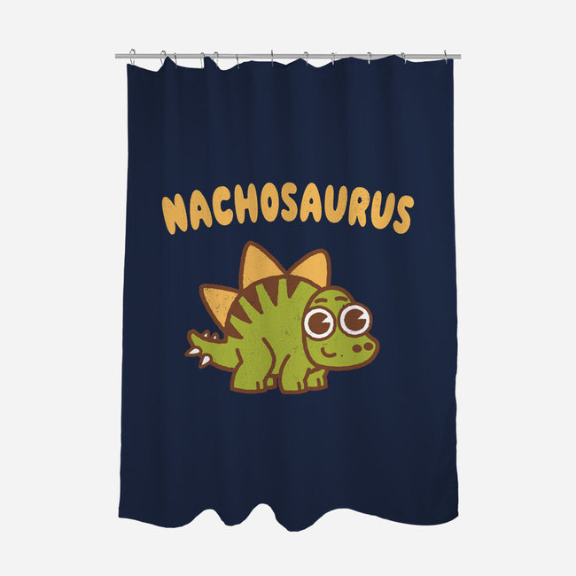 Nachosaurus-None-Polyester-Shower Curtain-Weird & Punderful