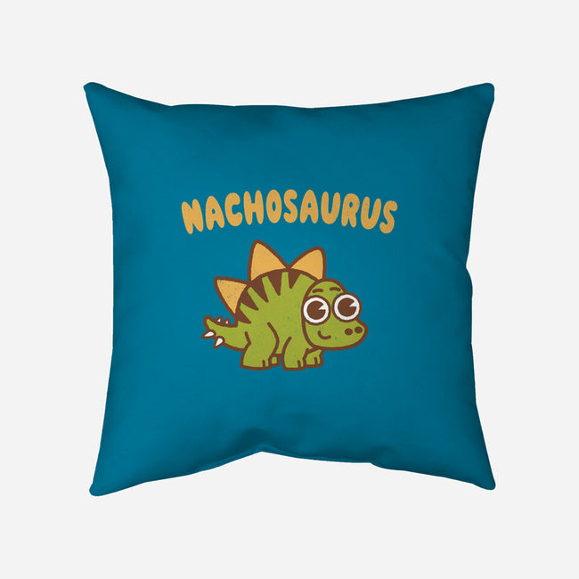 Nachosaurus-None-Removable Cover-Throw Pillow-Weird & Punderful