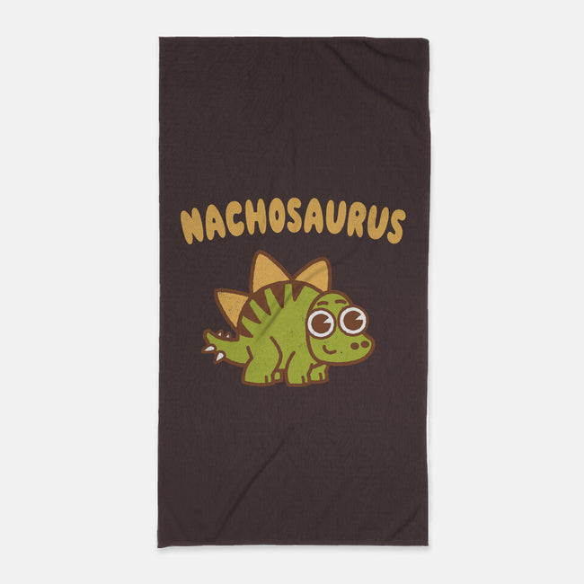 Nachosaurus-None-Beach-Towel-Weird & Punderful