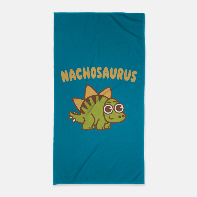 Nachosaurus-None-Beach-Towel-Weird & Punderful