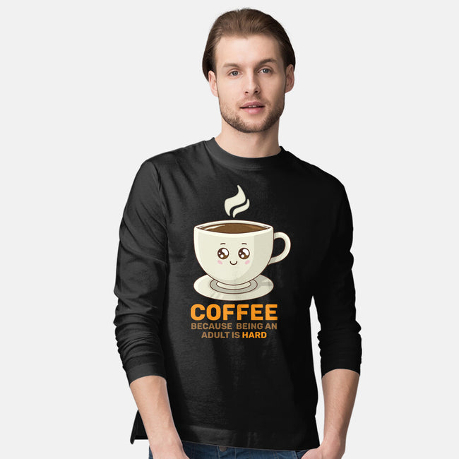 Adulting Is Hard-Mens-Long Sleeved-Tee-danielmorris1993