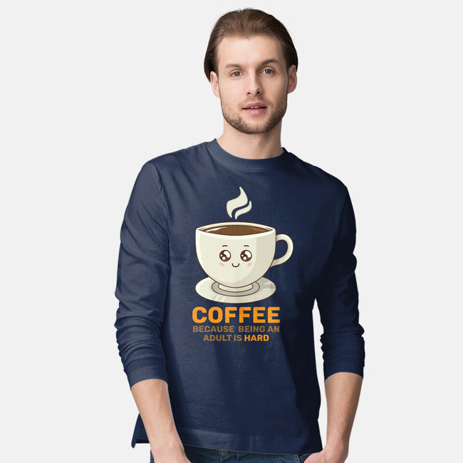 Adulting Is Hard-Mens-Long Sleeved-Tee-danielmorris1993