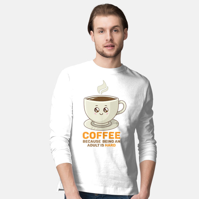 Adulting Is Hard-Mens-Long Sleeved-Tee-danielmorris1993