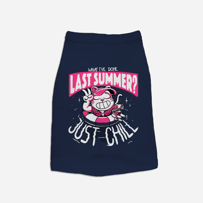 Last Summer Chill-Cat-Basic-Pet Tank-estudiofitas