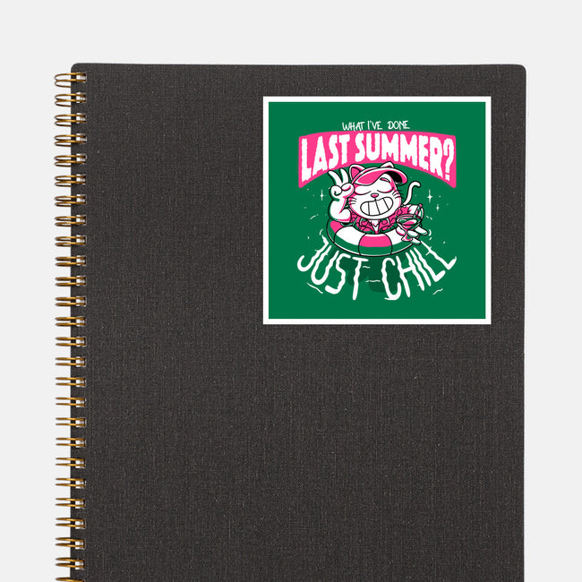 Last Summer Chill-None-Glossy-Sticker-estudiofitas