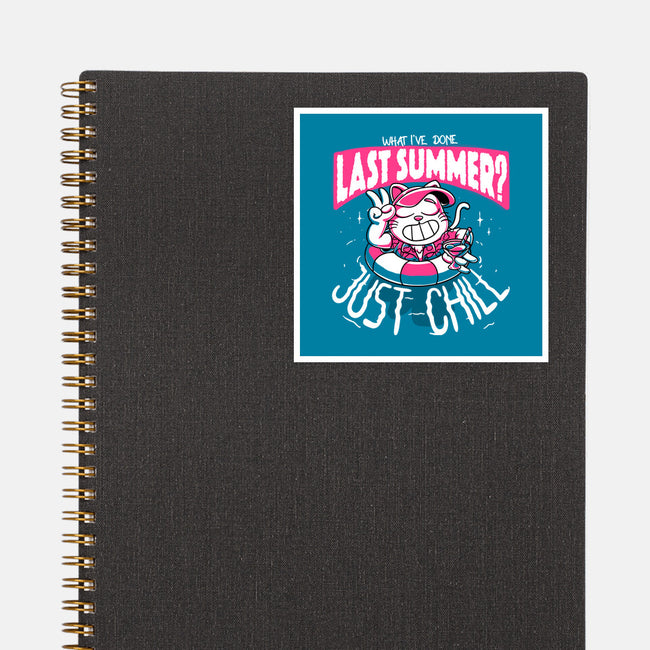 Last Summer Chill-None-Glossy-Sticker-estudiofitas