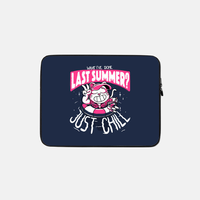 Last Summer Chill-None-Zippered-Laptop Sleeve-estudiofitas