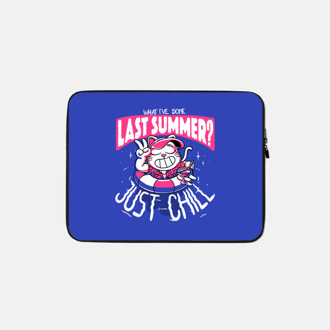 Last Summer Chill-None-Zippered-Laptop Sleeve-estudiofitas