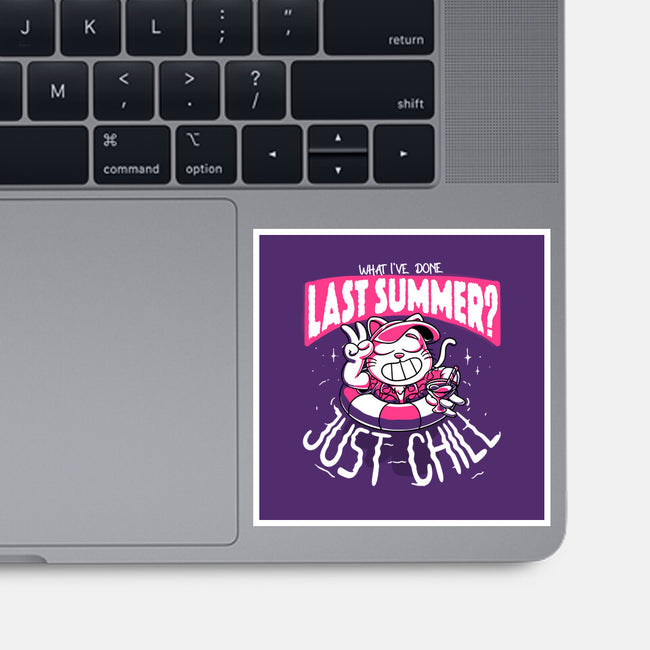 Last Summer Chill-None-Glossy-Sticker-estudiofitas