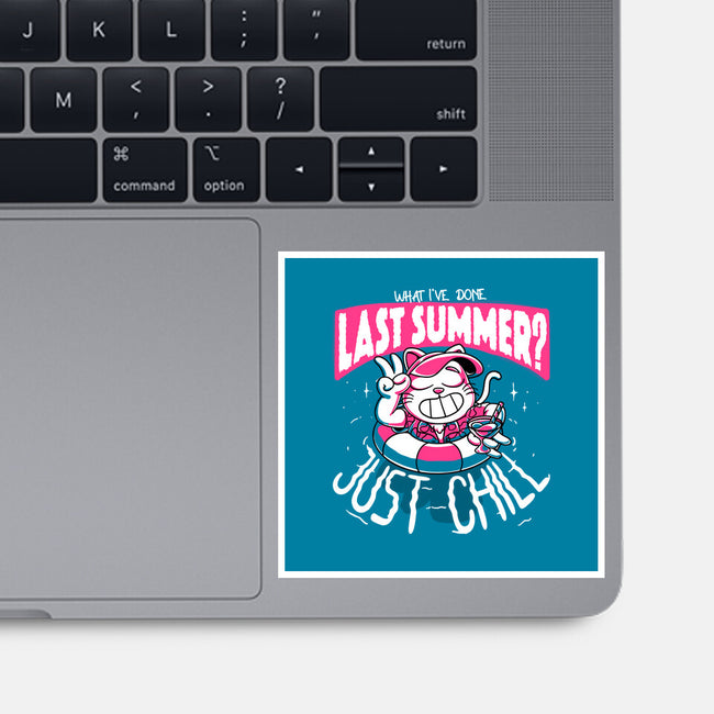 Last Summer Chill-None-Glossy-Sticker-estudiofitas